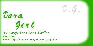 dora gerl business card